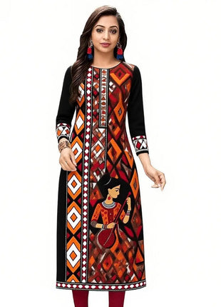 Muslim Women Kurtta Casual Fashion Dress Straight Tube Casual Ethnic Peacock Mandarin National Style Regular Women Turkish Abaya