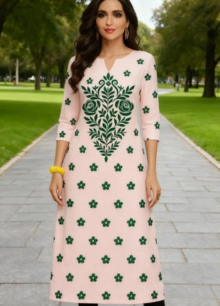 Dress Kurt Women's Fashionable Long Sleeved Straight Tube Casual Bright Patterns Robe Arabe Robe Traditionnelle Arabe Muslim