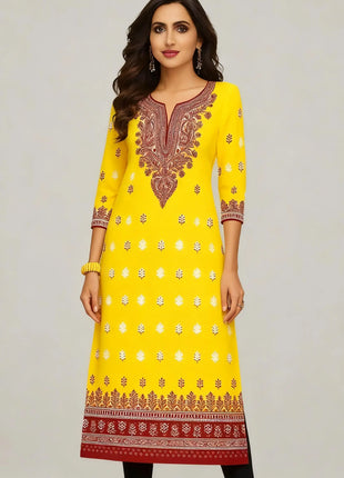 Muslim 2026 Kurtta Women's Fashionable Comfortable Dress Straight Tube Abito Donna Musulmana Islamic National style Slit hem