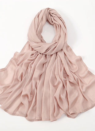 Fashion Modal Hijab Rayon Cotton Shawls Muslim Hijabs For Women Plain Scarf Big Size Headscarf Islamic Turban Headband 190*85cm