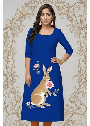 Muslim Dress Kurt Women's Fashionable Straight Tube Casual National style Slit hem Multiple National Style Robe Femmes Musulmans