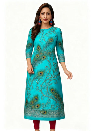Muslim Dress Kurt Women's Fashionable And Elegant National style Straight Tube Casual RSlit Hem Flowers Pattern Noble Skirt 2026