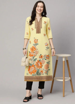 Muslim Kurt Women's Casual Fashion Dress Long Sleeved Straight Tube Casual Ethnic Flower Kaftan Moroccan Women Robe