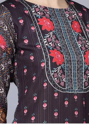 India Women Shirt Long Robe Kurta Spring Tops New