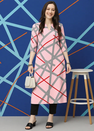 Muslim Women Kurt Casual Dress Long Sleeve Straight Casual Ethnic Flower Mandarin 3D Design Suitable Morocco Marokkaanse Kaftan