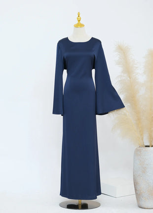 Ramadan 2 Piece Muslim Women Set Dubai Modest Abaya Islam Abayas Femme Elegant Arabic Clothing Fashion Turkey Solid Outfit 2025