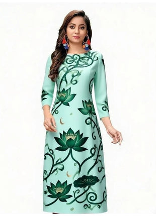 Muslim Kurtta 2026 Women's Casual Fashion Dress National style Straight Tube Casual Ethnic Red Slit hem Kaftan Moroccan Women