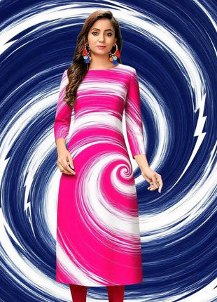 Muslim Kurt Women's Fashionable And Comfortable Dress With Flowers Straight Tube And National style Abito Donna Musulmana