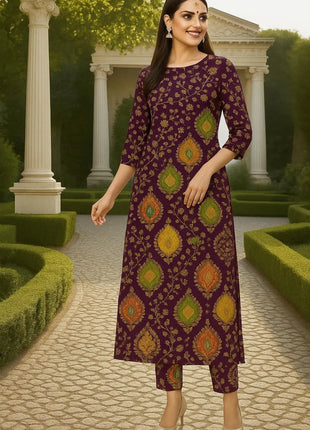 Muslim 2026 Women Kurt Casual Dress Slit hem Straight Casual Ethnic Turkish Abaya Mandarin Regular Size 3D Design Suitable