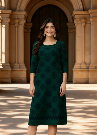 National style Muslim Women's Casual Fashionable Comfortable Kurtta Dress Slit hem Abito Donna Musulmana Girls Prayer Dress