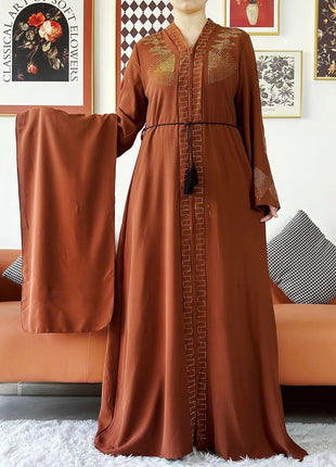 New Women Elegant Dress Chiffon Open Abaya with Zipper Muslim Women Dress Islamic Clothing Cardigan Abaya Women Muslim Dress