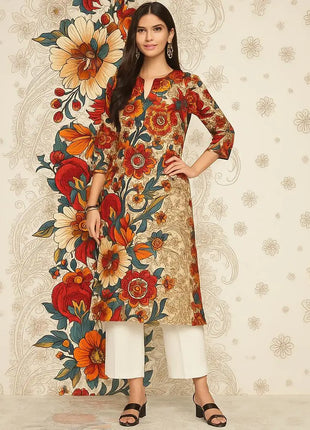 Muslim Dress Kurt Women's Fashionable And Elegant National style Straight Tube Casual Color Elephant Pattern Women Dress Abaya