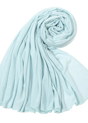 Hot Muslim Fashion Woman Soft Hijabs Scarf Shawl Plain Cotton Jersey Scarves Turban Women Long Shawls Head Wrap Headband Abaya