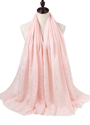 Cotton Linen Hijabs Scarf Turban Hijab Comfort Wearing Soft Paillette Shawls Fringed Muslim Fashion Women Scarves Hijab Ramadan