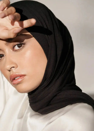 29Colors Cheap Jersey Hijab Scarf Solid Muslim Long Scarves Turban Shawl Elastic Cotton Arab Headscarf Head Wraps Saudi Hijabs