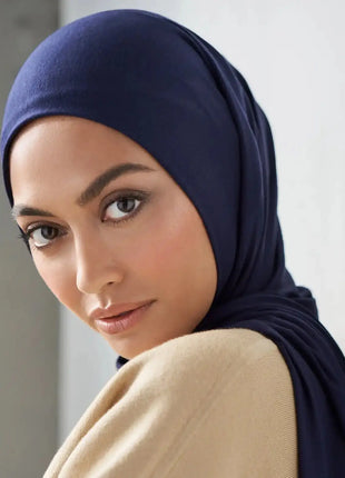 29Colors Cheap Jersey Hijab Scarf Solid Muslim Long Scarves Turban Shawl Elastic Cotton Arab Headscarf Head Wraps Saudi Hijabs