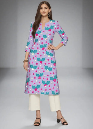 Muslim Women Kurt Fashionable And Elegant Straight Tube Casual Peacock Pattern New Comfortable Dress Islamitische Dames Kleding