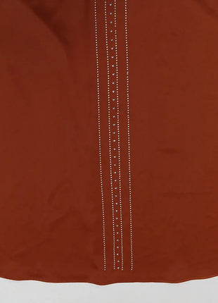 Muslim Satin Dress for Women Fashion Diamond Evening Dress Abaya Dubai Dinner Robe Muslim Dress Women Clothes for Muslim Women