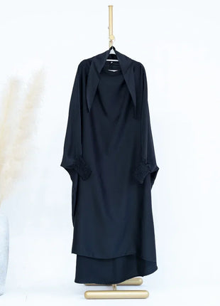 Ramadan Muslim Dress Girls Kids Prayer Garment Hijab Dress  Child Hooded Abaya Full Cover Niqab Islam Dubai Eid Robe 2023 jilbab