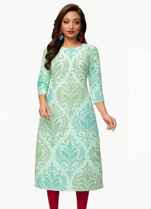 Muslim Kurtta Women's Fashion Comfortable Dress Straight Tube Ethnic Vestiti Marocchini Donna Abito Donna Musulmana Slit hem