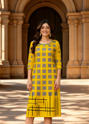 Muslim Kurt Women Casual Fashion Dress Peacock Straight Tube Casual Ethnic Flowers National Style Abito Donna Musulmana