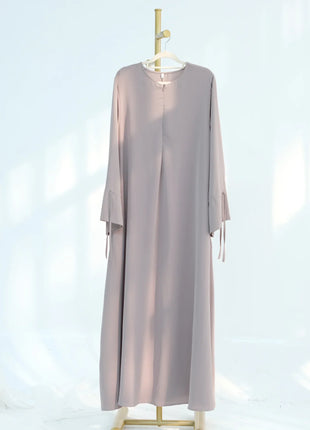 Ramadan Arabic Muslim Women Modest Dress 2025 Elegant Dubai Plain Abaya Islamic Church Clothing Fashion Loose Turkey Solid Robe