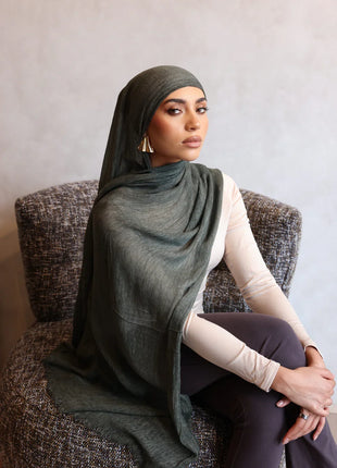 Premium Rayon Cotton Wrinkle Hijab Scarf For Woman Muslim Hijabs Fashion Soft Shawl Islam Turban Ramadan Soild Headband 180*80cm