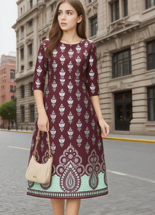 Muslim 2026 Dress Kurt Women Fashionable And Elegant National Style Straight Tube Casual Slit hem Abito Donna Turkish Abaya