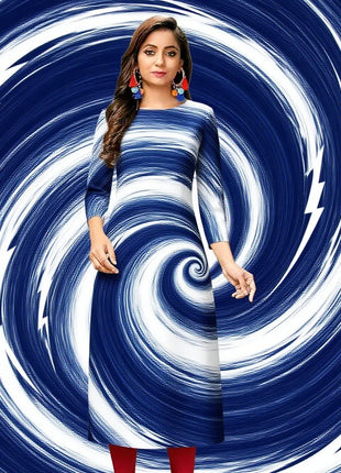 Muslim Kurtta Women's Casual Fashion Dress National Style Straight Tube Casual Ethnic Abito Donna Musulmana Slit hem