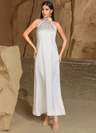 2Pcs Luxury Dubai Abaya Muslim Sets for Women Diamonds Evening Party Dress Kimono Jalabiya Wedding Gown Kebaya Ramadan Caftan