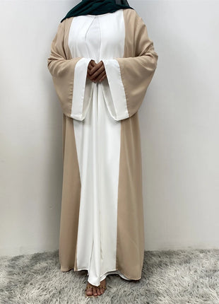 Ramadan Eid Muslim Abaya Dubai Luxury Splicing Fake Two Pieces Abayas For Women Kaftan Modest Dress Islam Caftan Marocain Femme