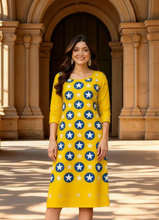 Muslim Kurtta Women's Casual Fashion Dress National style Straight Tube Casual Turkish Abaya Kaftan Moroccan Slit hem Robe