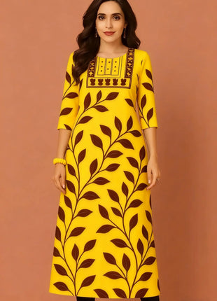 Muslim Dress Kurt Women's Fashionable And Elegant Turkish Abaya Straight Tube Casual RSlit Hem Abito Donna Musulmana