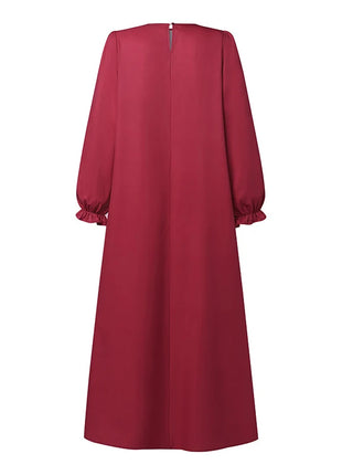 Autumn Muslim Dresses Vintage Dubai Turkey Abaya Hijab Sundress ZANZEA Women Bohemian Floral Printed Long Dress Robe Femme 2025