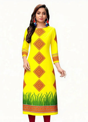 Muslim Dress Kurt Women's Fashionable And Elegant National Style Slit Hem Straight Tube Casual Color Pattern Abaya Luxury