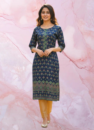 2026 Women's Kurt Fashionable And Elegant Straight Tube Casual O-neck Peacock Pattern New Comfortable Dress Abayas Femme