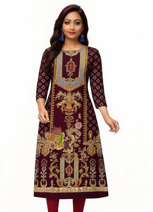 Muslim Women's Turkish Abaya Kurt Straight Tube Ethnic Slit hem Takchita Dress Abito Donna Musulmana Girls Prayer Dress