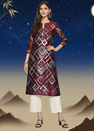 Muslim Dress Kurt Women's Fashionable Straight Tube Casual National style Picture Multiple National Style Robe Femmes Musulmans
