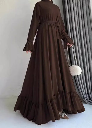 Eid Muslim Dress Women Abaya Jalabiya Sashes Ramadan Morocco Dubai Abayas Modest Arab Long Robe Kaftan Islam Party Vestidos 2024