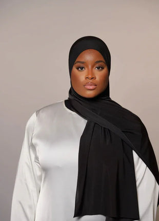New Liquid Jersey Hijab Scarf for Women Headscarf Shimmer Imitation Silk Scarf Solid Shawl Wraps Muslim Headband Turban 170*60cm