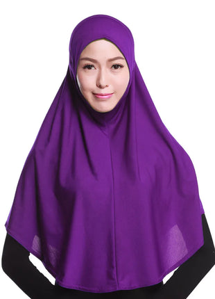 BOHOWAII Muslim Islamic Modal Hijab Scarf Instant Hijabs Headscarfs for Women Long Scarves Head Wrap Shawl Bonnet Hijabe Femme