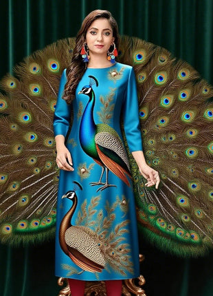 Muslim Women's Fashionable Comfortable Kurt Dress Slit hem Straight Tube Casual Ethnic Abaya Abito Donna Musulmana Turkish Abaya