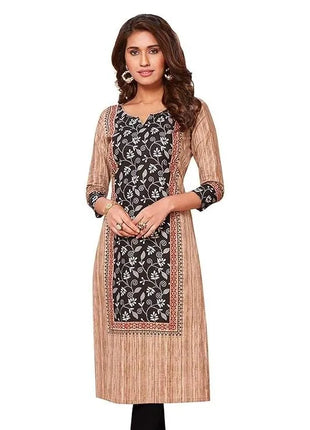 Muslim Dress Kurt Women's Fashionable And Elegant Long Sleeved Straight Tube Casual Round Neck Color Pattern Abaya Luxury