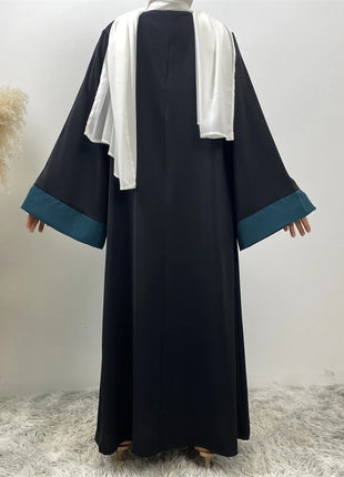 Ramadan Eid Muslim Abaya Dubai Luxury Splicing Fake Two Pieces Abayas For Women Kaftan Modest Dress Islam Caftan Marocain Femme