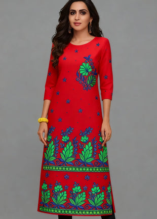Muslim Dress Kurtta Women's Fashionable And Elegant Straight Tube Casual Colorful Slit hem Abito Donna Musulmana Turkish Abaya