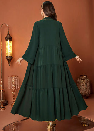 Eid Open Dress Women Abaya Diamond Long Cardigan Vestidos Largos Party Caftan Jalabiya Ramadan Dubai Arab Long Robe 2026