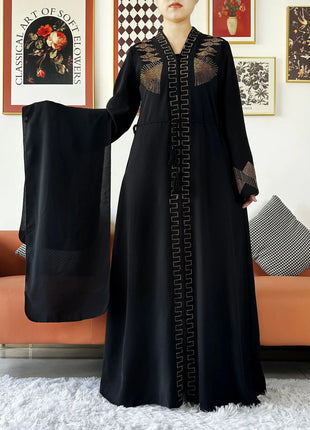 New Women Elegant Dress Chiffon Open Abaya with Zipper Muslim Women Dress Islamic Clothing Cardigan Abaya Women Muslim Dress