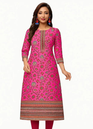 Muslim Women Kurtta Casual Fashion Dress Straight Tube Casual Ethnic Slit hem Muslim Fashion Turkish Abaya Dresse National Style
