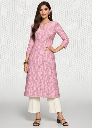 Muslim Dress Kurt women's Fashionable And Elegant Long Sleeved Straight Tube Casual Round Neck Peacock Pattern Noble Skirt 2026