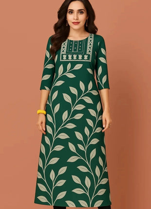 National style Kurtta Women Fashion Comfortable Slit hem Casual Ethnic Abito Donna Musulmana Women Dress Turkish Abaya